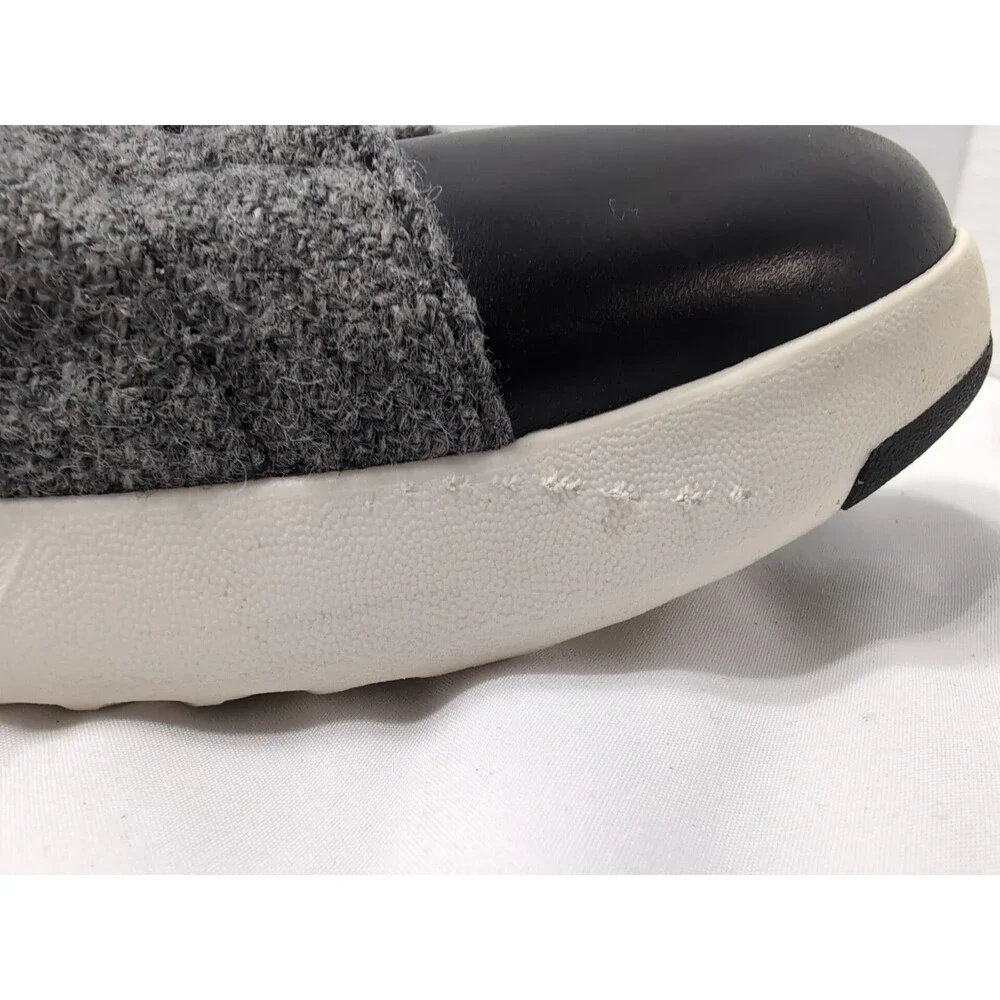 COLE HAAN MENS Size 12 M Grand Pro Sneakers Gray Wool SCUFF MARK see photo